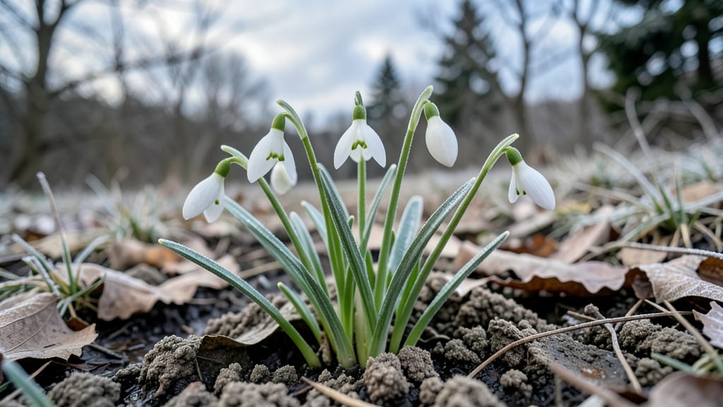 Snowdrops Galanthus Nivalis