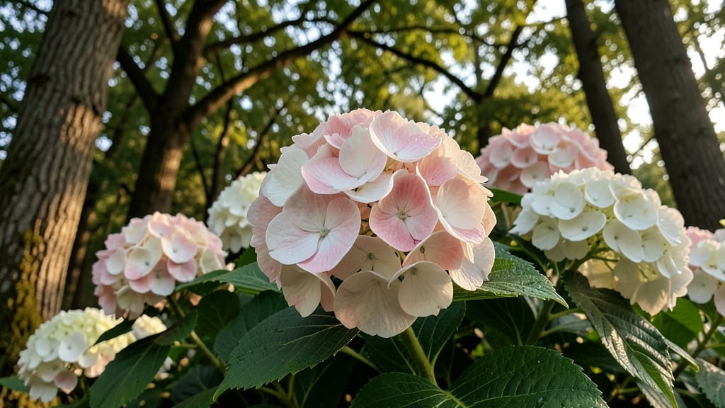 Blushing Bride Hydrangea: Romantic White Blooms