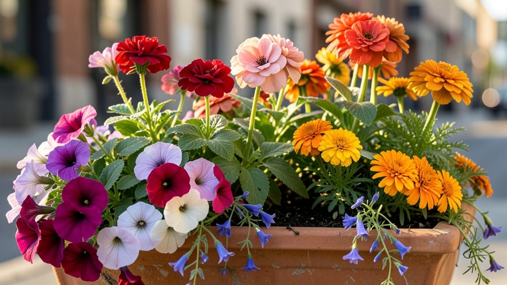 Urban Bloom Flowers: Heat-Triggered Purple Spikes That Rebound All Season