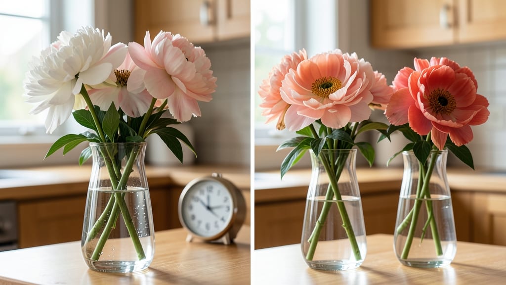 How Long Do Peonies Bloom in a Vase: Cut Stem Tricks to Extend Beauty by 10 Days