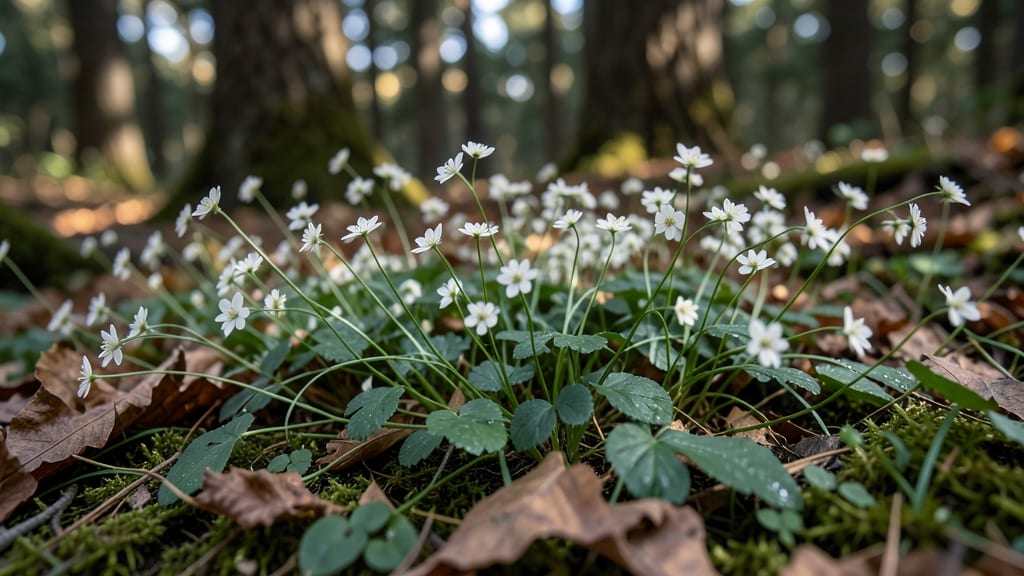Sweet Woodruff with Star-Shaped Flowers
