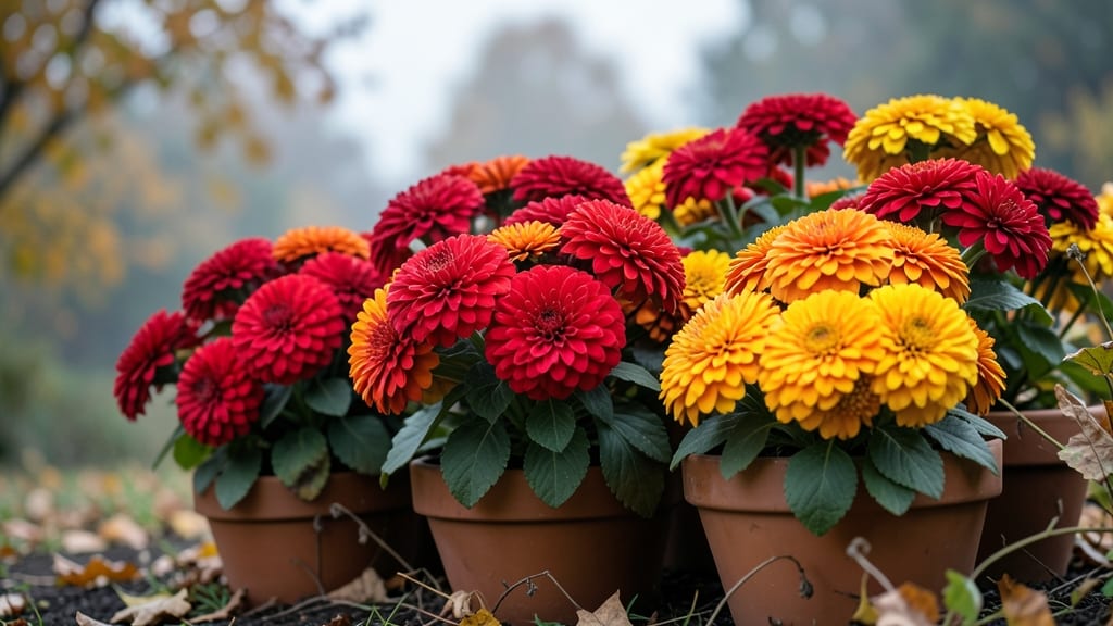 Mums Autumn Blaze Series