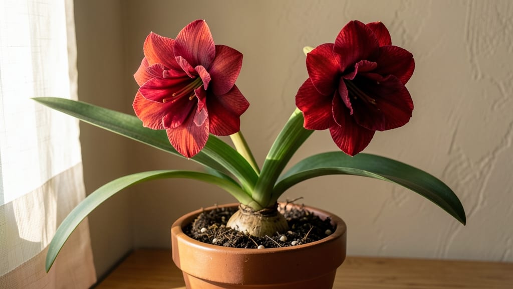 Double Bloom Amaryllis: Heat-Triggered Stunning Reblooms in 60 Days