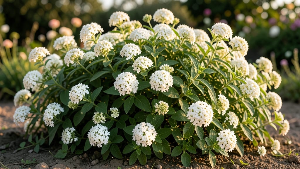 Lantana Camara: Butterfly Magnet White Variety