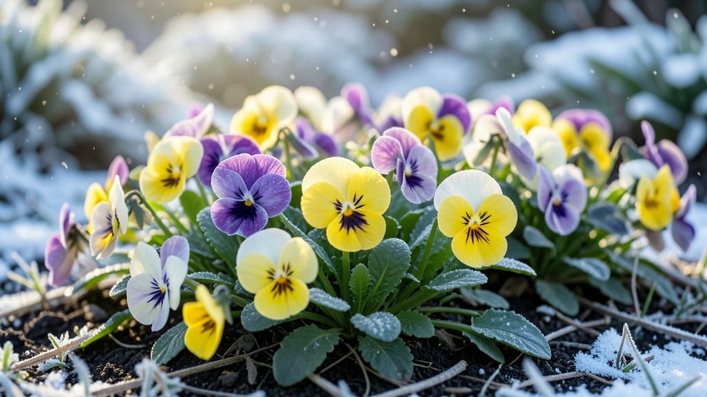 Viola Cornuta Johnny Jump-Up Pansy