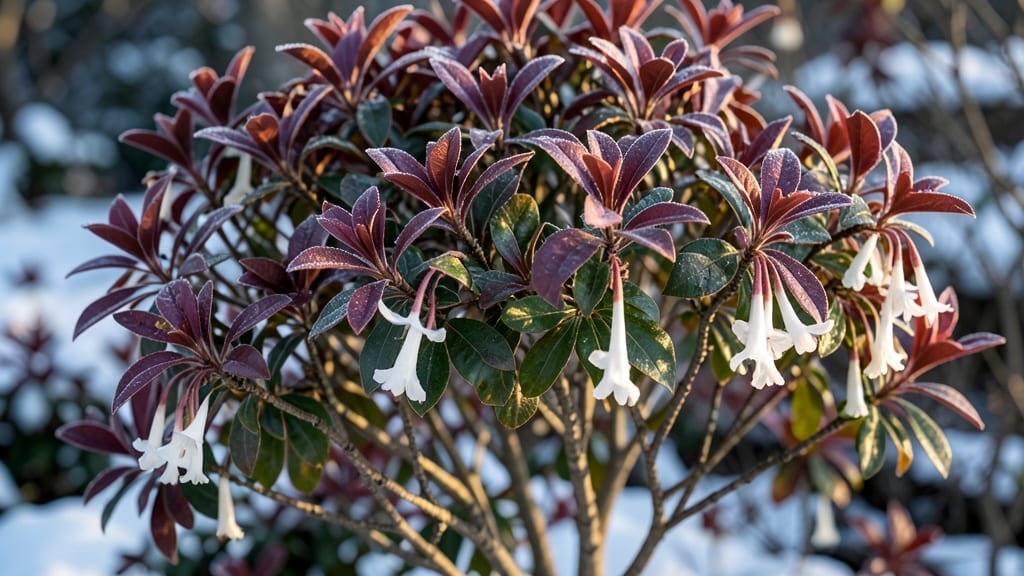Abelia Grandiflora with Purple-Leaf Variety