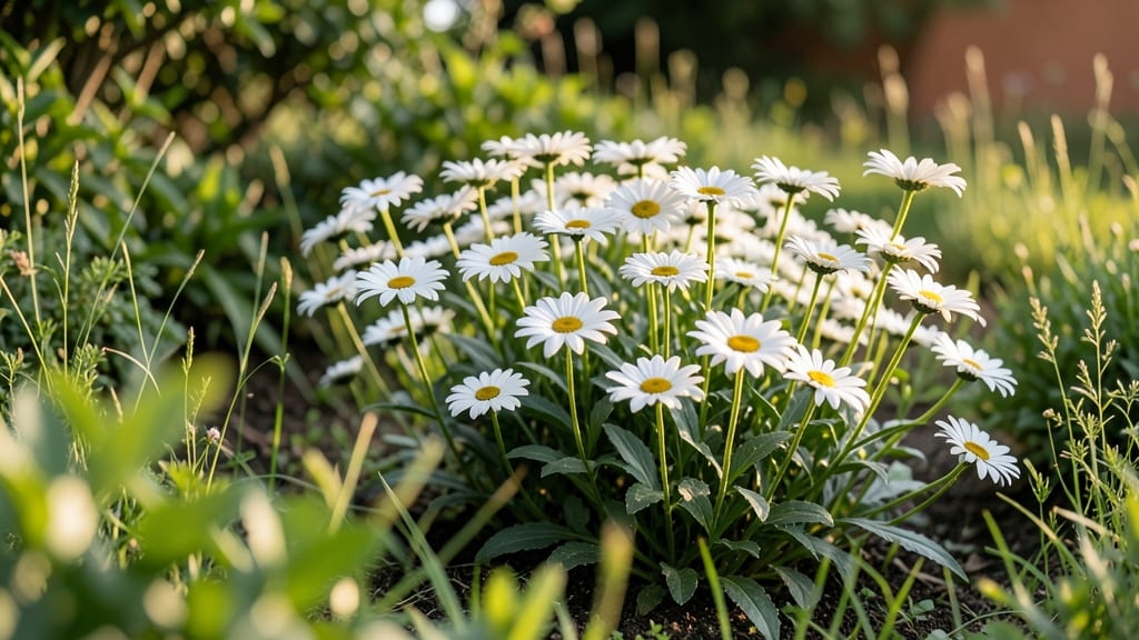 Shasta Daisy with Pure White Petals