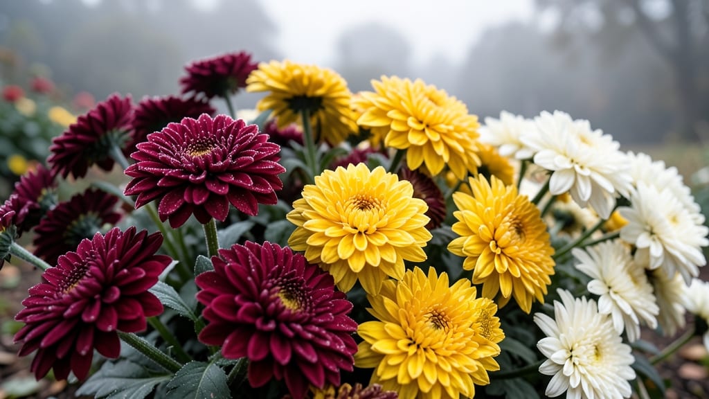 Chrysanthemums for Fall Color