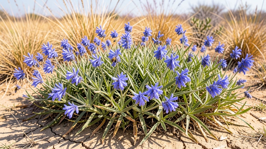 Blue Porter Weed Flower