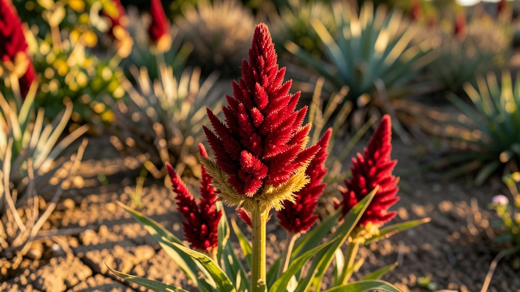 Cockscomb Celosia Argentea