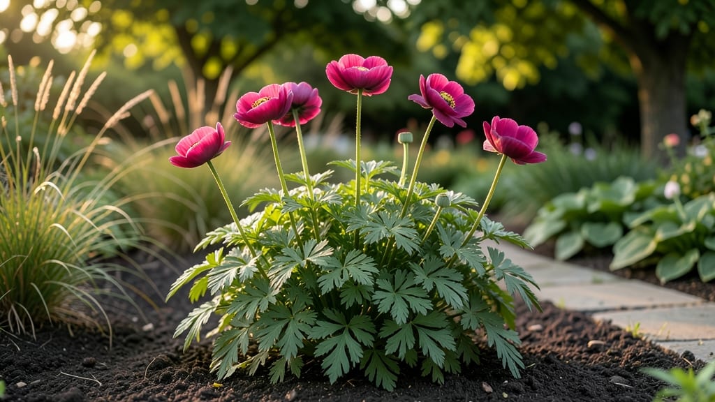 Japanese Anemone Bloom Time: USDA Zone Map for First Purple Spikes