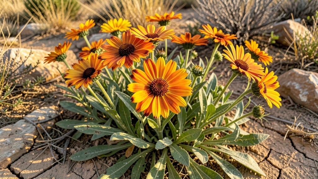 Blanket Flower with Orange and Yellow Blooms