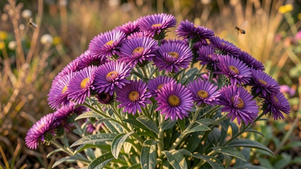 Asters Purple Dome Delight
