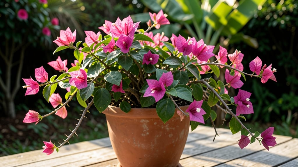 Island Bloom Bougainvillea: Heat-Triggered Purple Spikes All Year Round