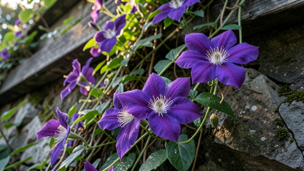 Clematis Jackmanii: Queen of Climbing Blooms