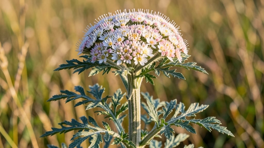 Yarrow with Flat-Topped White Clusters