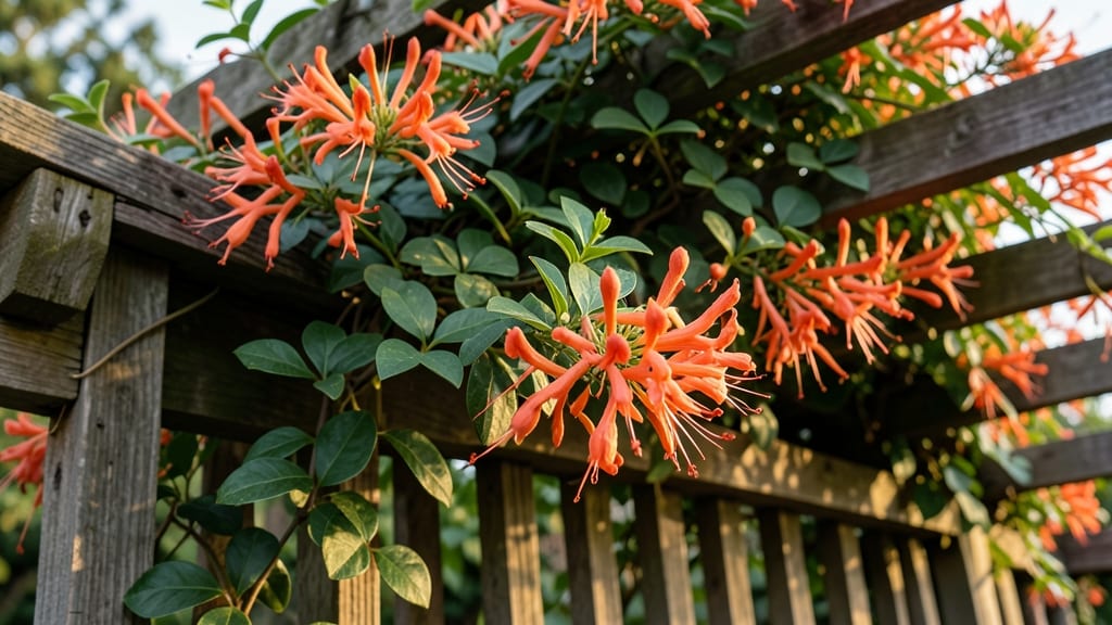Coral Honeysuckle Bright Year-Round Color