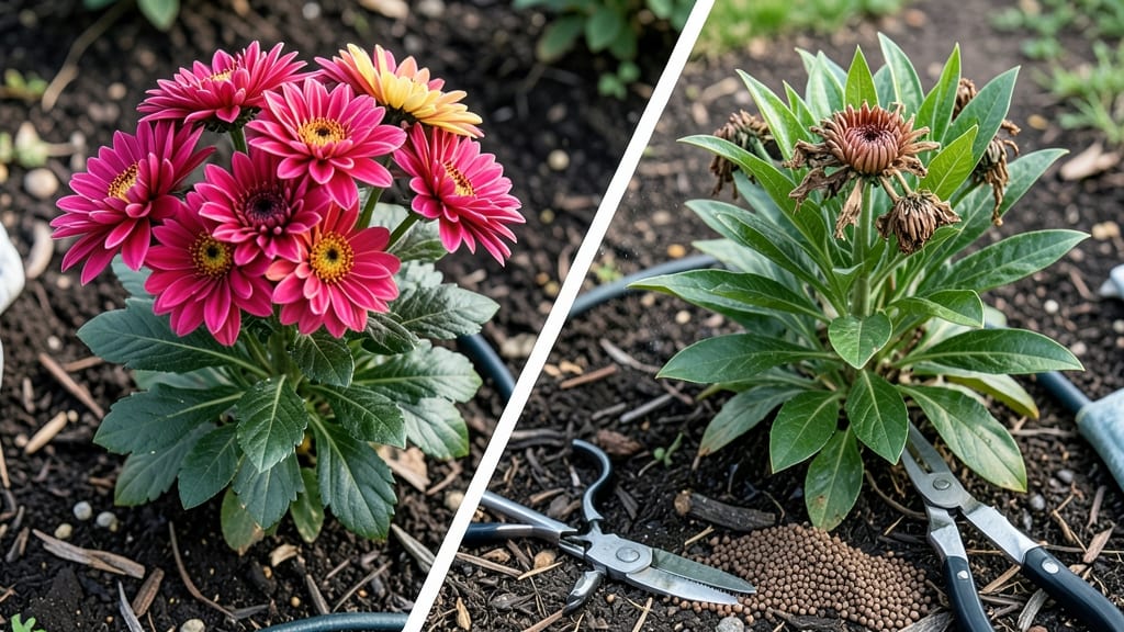 How to Get Your Mums to Bloom Again: Deadhead and Feed for Nonstop Color