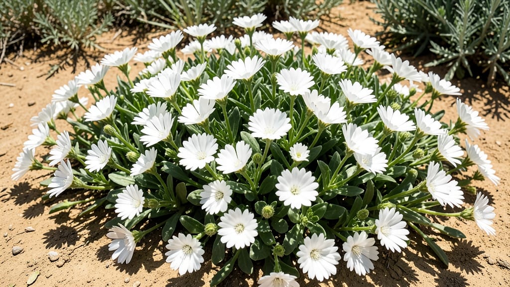 White Portulaca: Succulent-Like Summer Flower