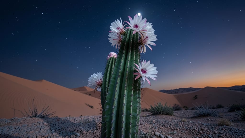 Night-Blooming Cereus for Desert Moonlight