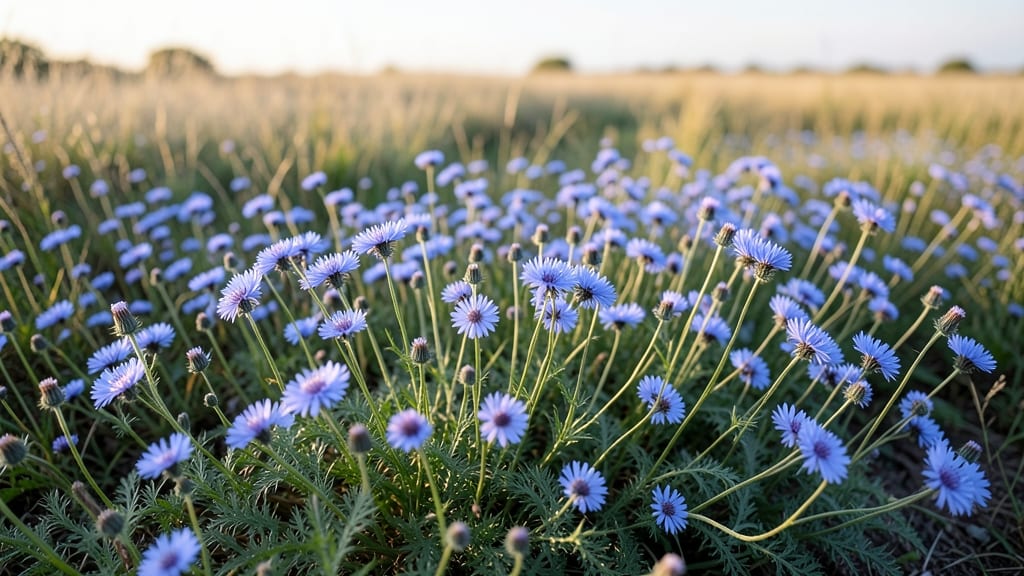 Perennial Cornflower with Sky Blue Petals