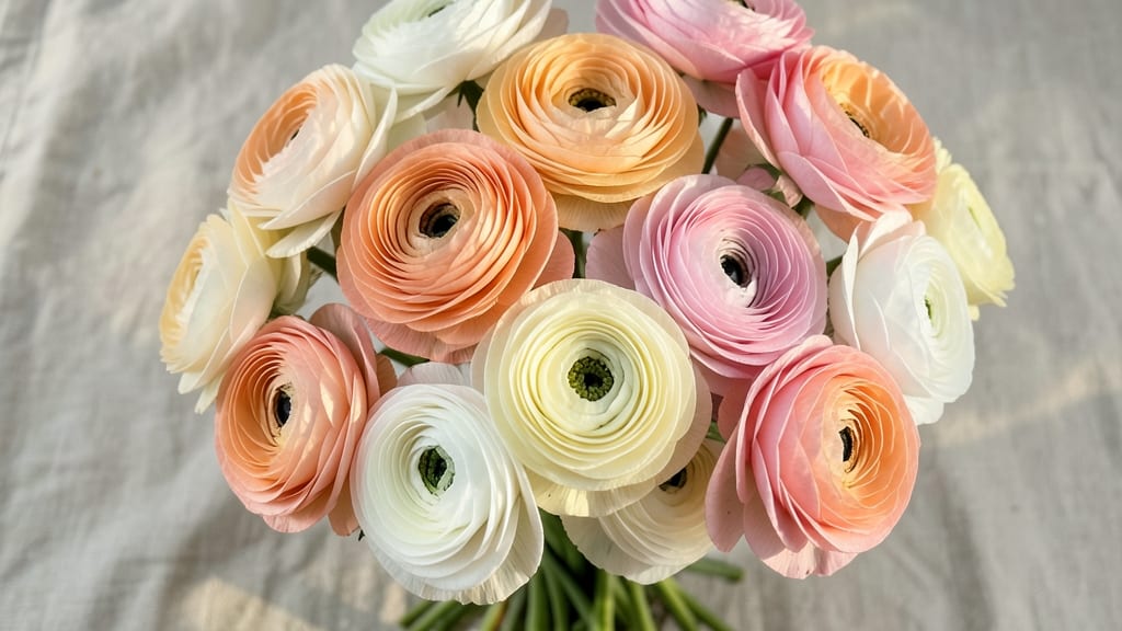 Ranunculus For Elegant, Layered Bouquets