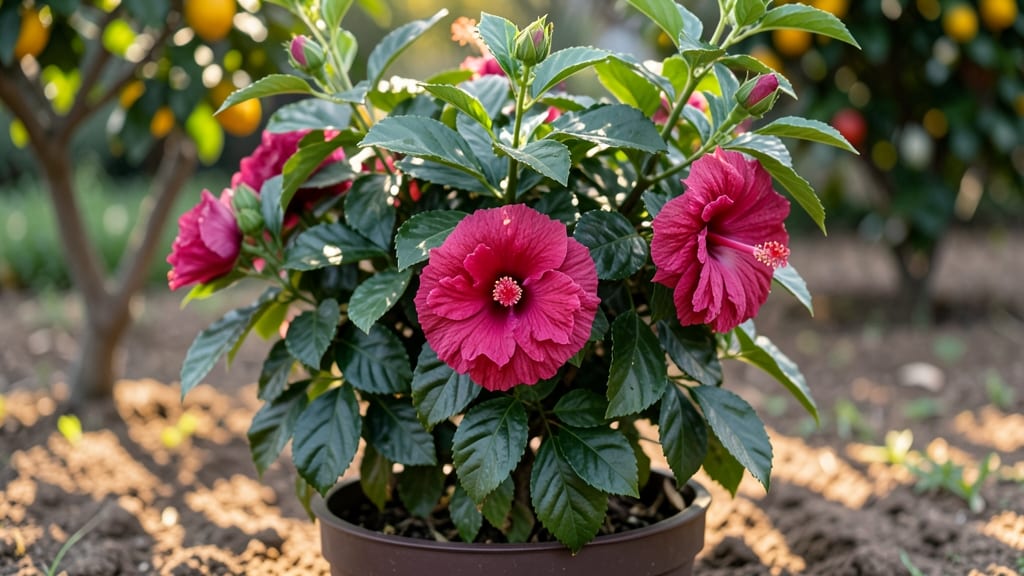 Double Bloom Hibiscus Growing Guide: Year-Round Purple Blooms With 3 Simple Tricks