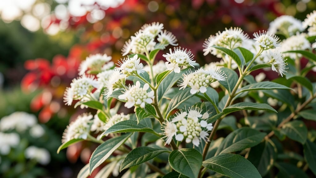 Dwarf Fothergilla with Bottlebrush Blooms