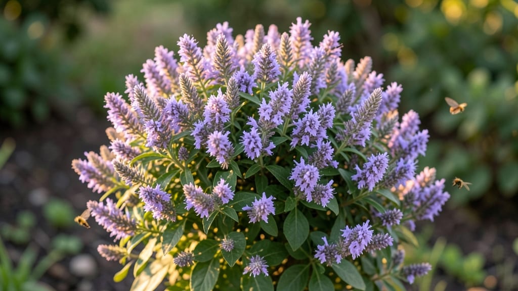 Dwarf Butterfly Bush with Lavender Flowers