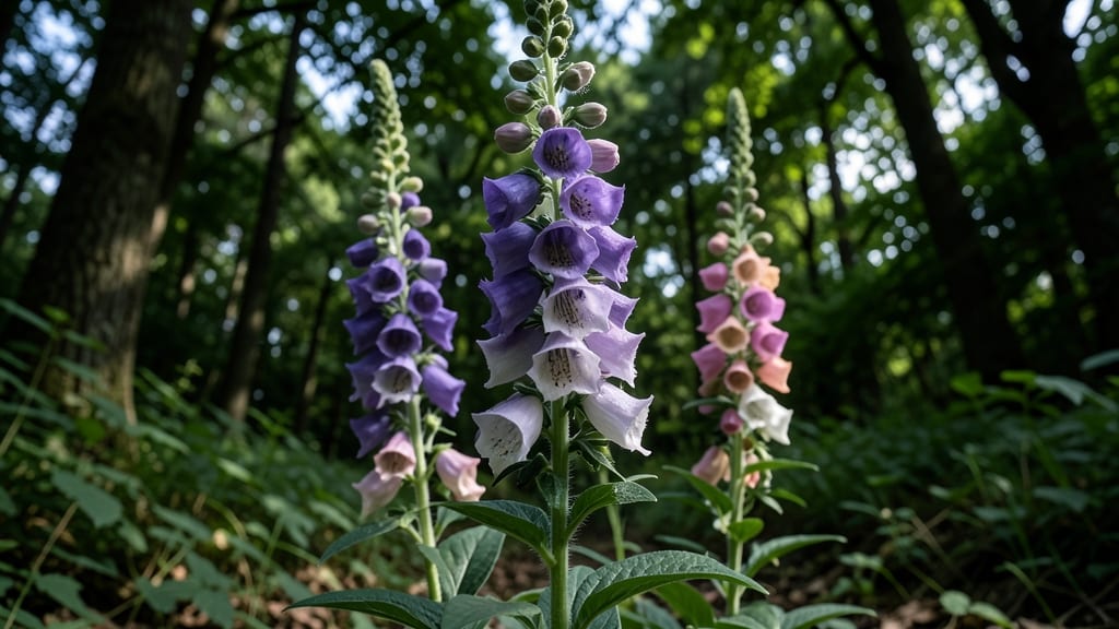 Foxglove with Tall Spikes