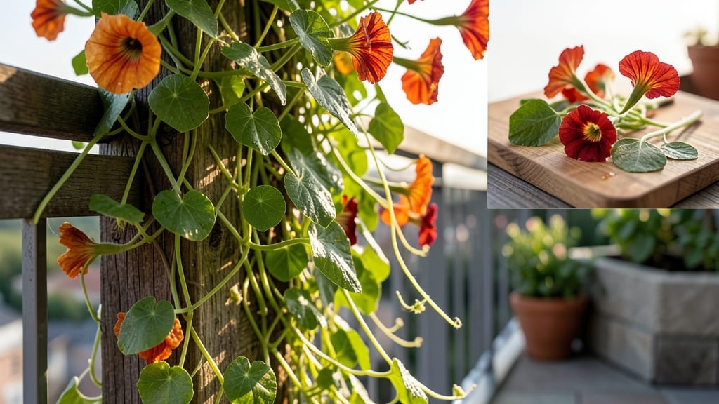 Nasturtium Tropaeolum Majus: Edible Summer Climber