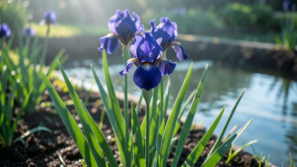 Japanese Iris 'Korean Blue'