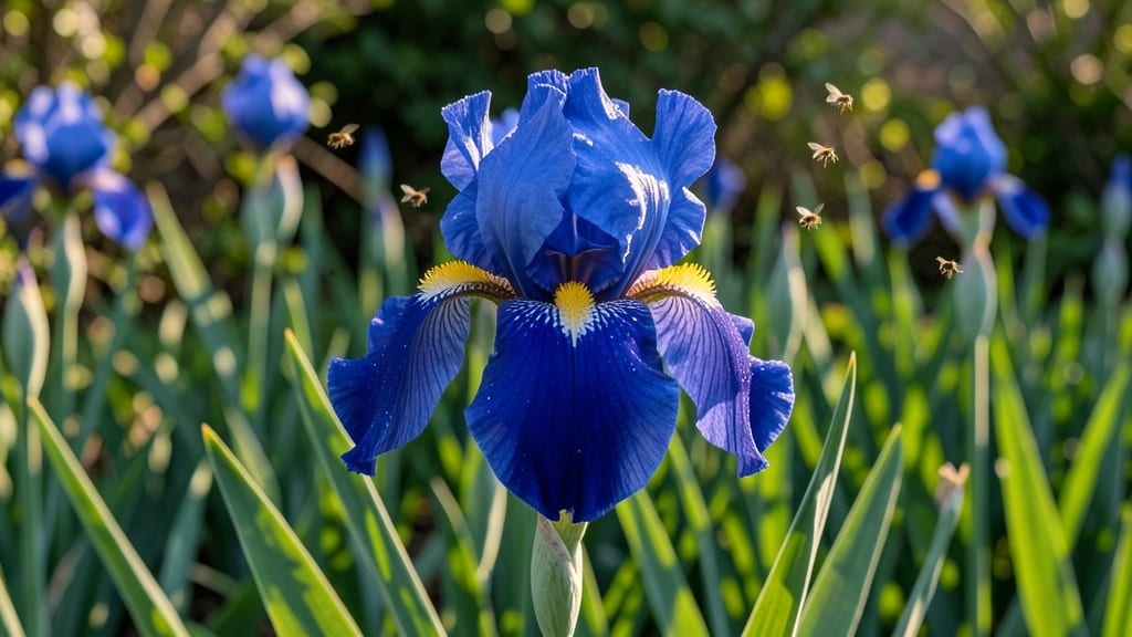 Bearded Iris 'Blue Denim'