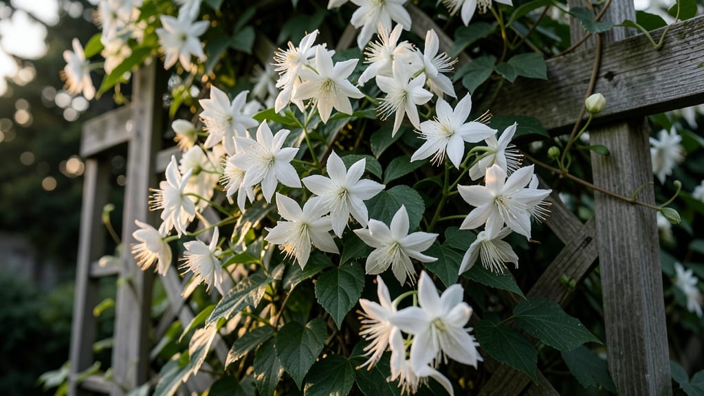 Sweet Autumn Clematis Fragrant Late Blooms