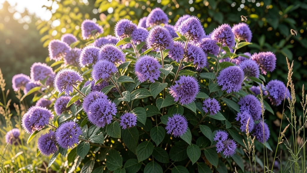 Butterfly Bush with Fragrant Purple Blooms