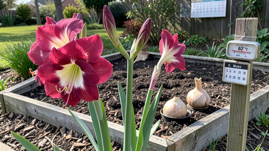 When Amaryllis Bloom Outdoors: Exact Months by Zone for Stunning Reblooms