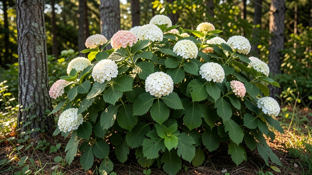 Oakleaf Hydrangea for Large White Pom-Pom Flowers