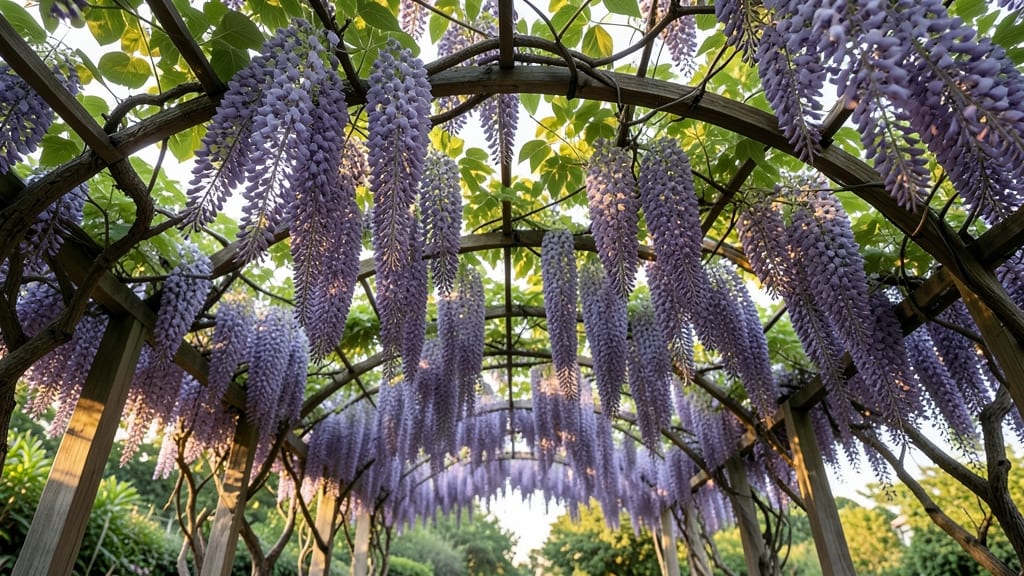 Wisteria Chinese Wisteria Sinensis: Dramatic Purple Cascades