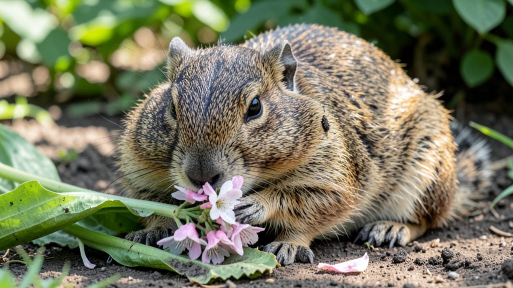 Groundhog Eating Flowers: Natural Deterrents That Actually Work