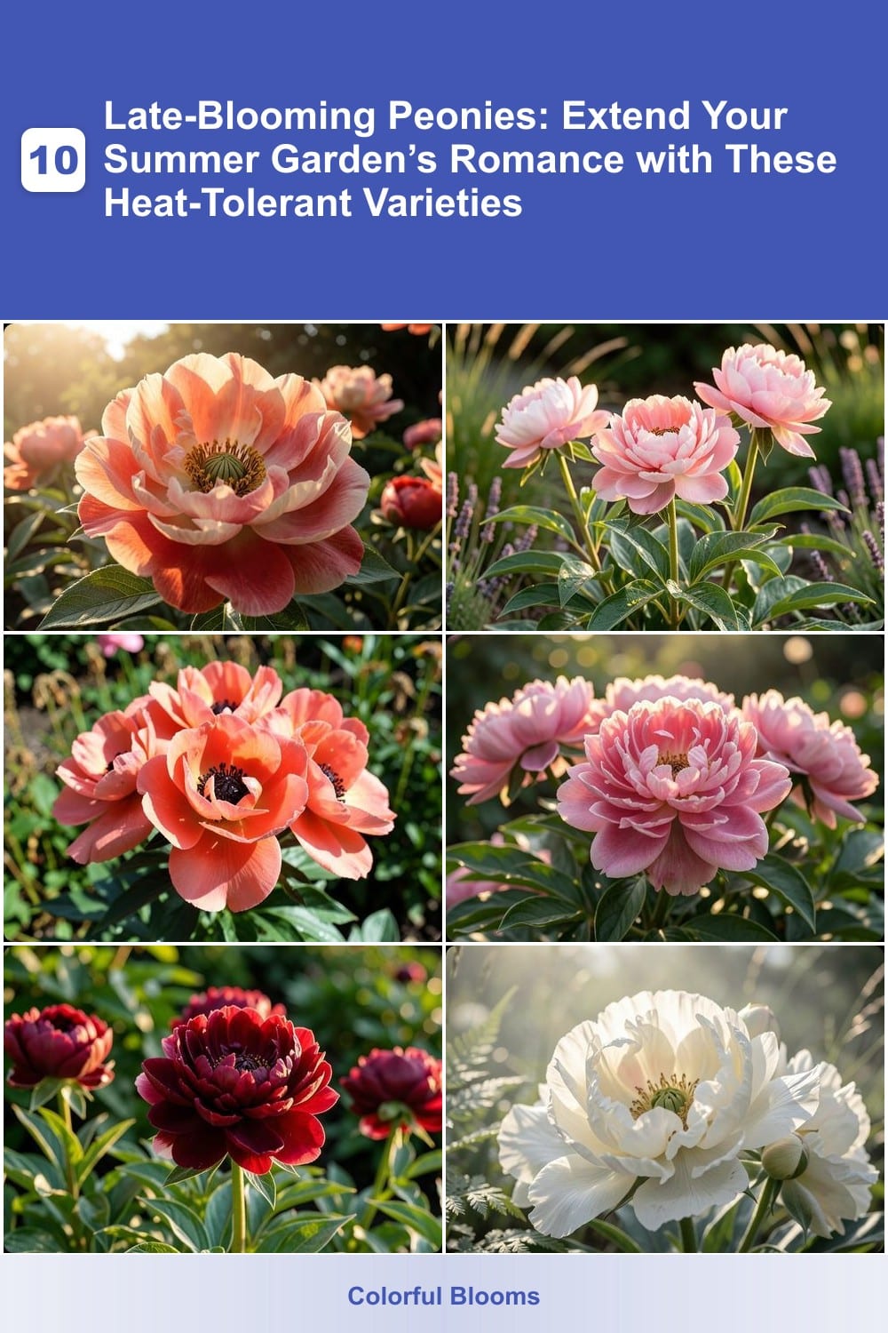 10 Late-Blooming Peonies: Extend Your Summer Garden’s Romance with These Heat-Tolerant Varieties