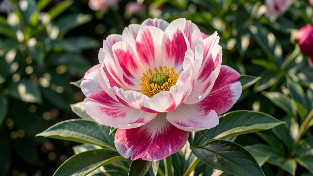 Peppermint Stick Peony: Bold Late Summer Statement