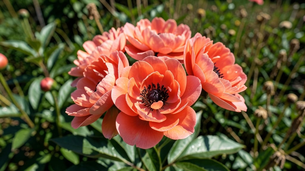 Coral Charm Peony: Summer's Last Sparkle