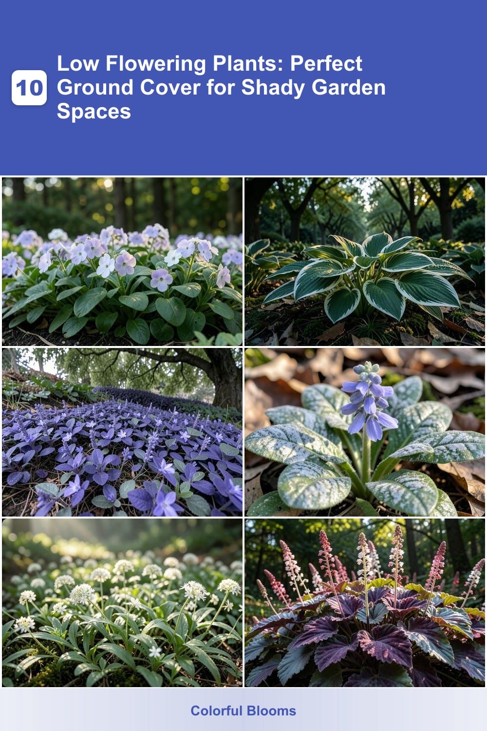 10 Low Flowering Plants: Perfect Ground Cover for Shady Garden Spaces