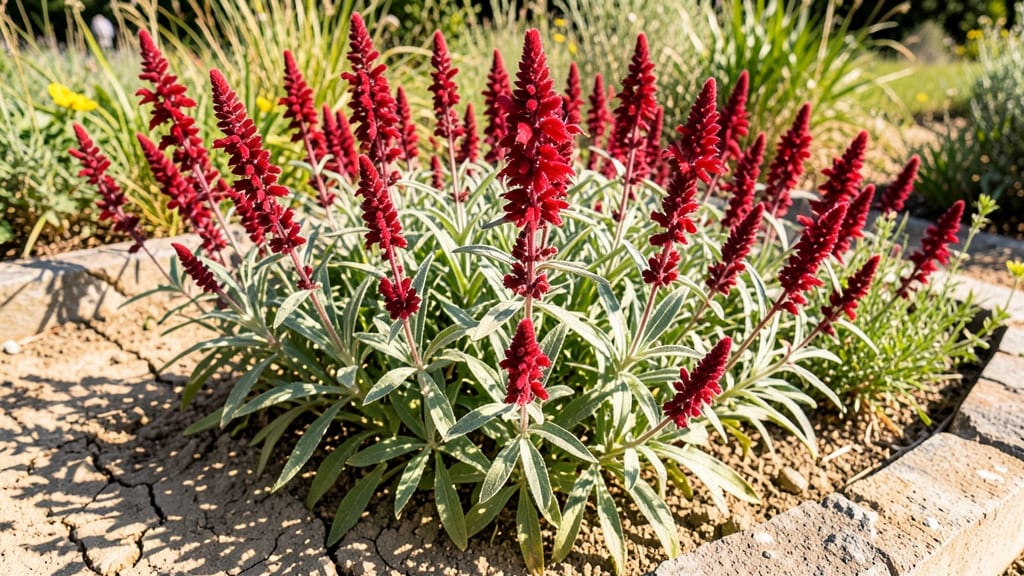 Scarlet Sage for Drought-Tolerant Borders