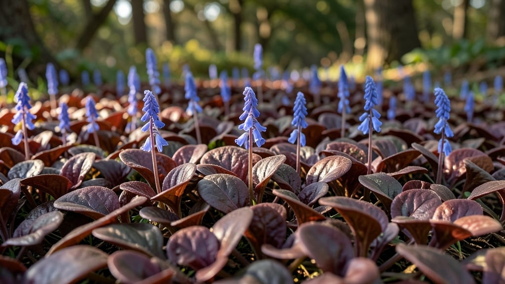Ajuga Reptans 'Chocolate Chip' for Chocolatey Foliage