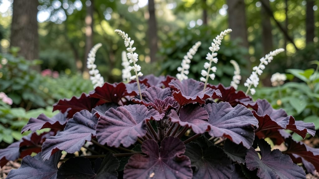 Heuchera 'Palace Purple' for Stunning Foliage and Spikes