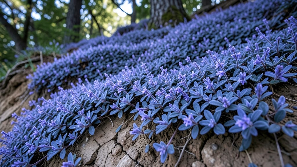 Bugleweed 'Alexandra' for Dense Blue-Purple Blooms