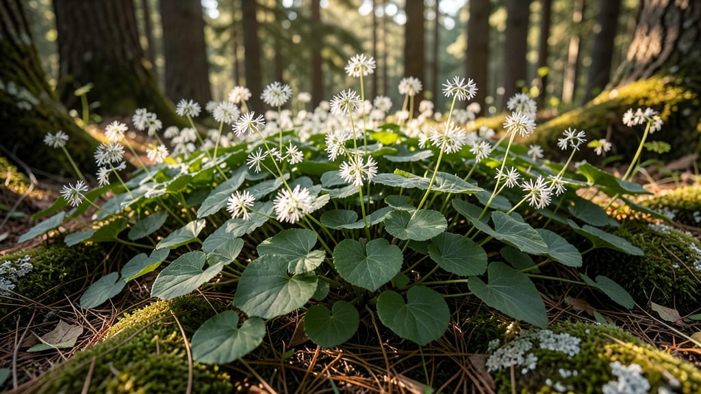 Foamflower 'Tiarella Cordifolia' for Fern-Like Delicacy
