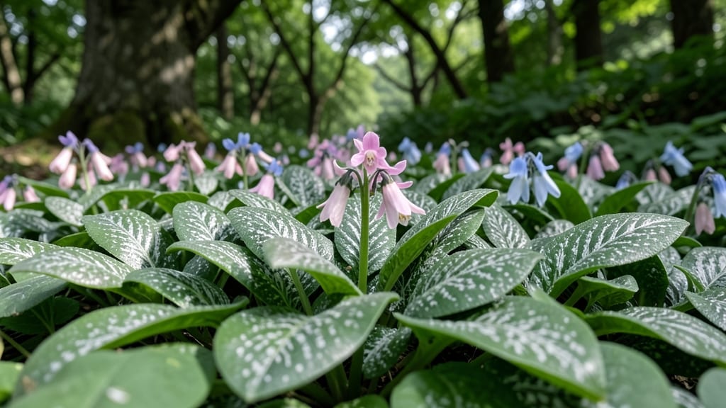 Lungwort 'Pulmonaria Saccharata' for Spotted Foliage